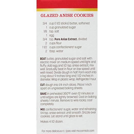 McCormick Pure Anise Extract 1 fl oz (29 ml)