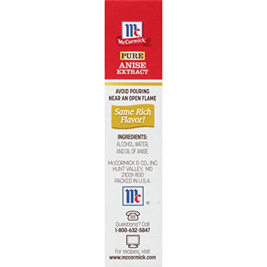 McCormick Pure Anise Extract 1 fl oz (29 ml)